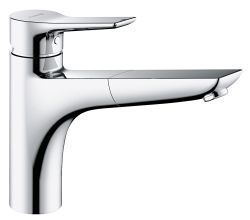 KLUDI 329430575 Armatur MIX in CHROM mit Zugauslauf u. geschlossenem Hebel / Spültischarmatur / Küchenarmatur