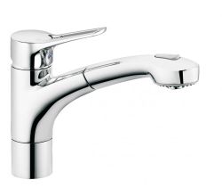NIEDERDRUCK Armatur KLUDI MX mit schwenkbarem Brauseauslauf