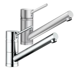 KLUDI Armatur SCOPE mit Festauslauf in Chrom oder Edelstahlfinish