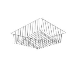 Geschirrkorb für MERA Eck systemceram KeraDomo Keramikspüle / Rüstkorb / Drahtkorb / Drahteinlage / Spüleneinsatz