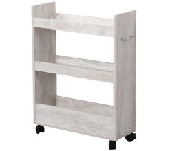 KESPER 24853-13 Nischenregal, weiß gekälkt aus FSC-zertifizierte Spanplatte / Regal / Rollregal