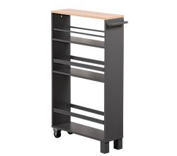 KESPER 24856-13 Nischenregal, grau aus FSC-zertifizierte Spanplatte / Regal / Rollregal