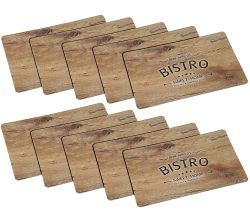 10er SET KESPER Platzset BISTRO aus Polypropylen / Untersetzer