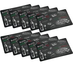 10er SET KESPER Platzset RISTORANTE aus Polypropylen / Untersetzer
