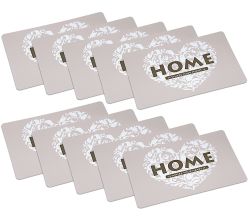 10er SET KESPER Platzset HOME aus Polypropylen / Untersetzer