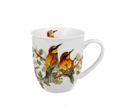 DUO World of Birds Becher 400 ml EUROPEAN BEE-EATER New Bone China Porzellan