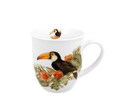 DUO World of Birds Becher 400 ml TOUCAN New Bone China Porzellan