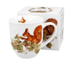 DUO World of Animals Eichhörnchen (Squirrel) 400 ml Becher New Bone China Porzellan