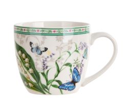DUO Becher FLOWER DREAM, 460 ml, in Tragetasche (paper sleeve), New Bone China Porzellan