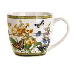 DUO Becher FLORAL RHAPSODY, 460 ml, in Tragetasche (paper sleeve), New Bone China Porzellan