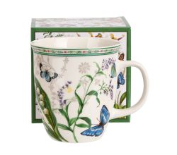 DUO Becher FLOWER DREAM, 650 ml, New Bone China Porzellan, in Geschenkbox