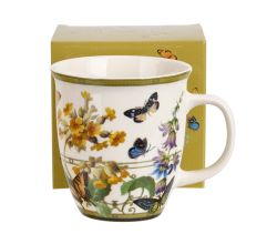 DUO Becher FLORAL RHAPSODY, 650 ml, New Bone China Porzellan, in Geschenkbox