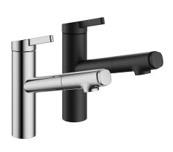 KWC Armatur FIT 2 mit schwenkbarem Brauseauslauf / Küchenarmatur / Einhebelmischer
