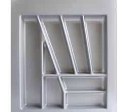 Besteckeinsatz UNIVERSAL50 mit 8-Facheinteilung (B 401-490 x T 440-520 mm) / Besteckkasten / Besteckeinsätze