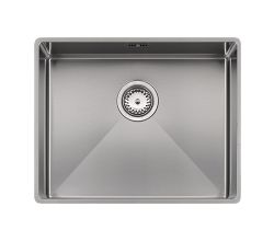 REGINOX R26281 FLORIDA 50x40 (L) Edelstahlspüle ab Schrankbreite 60 cm / Flächenbündig / Flacheinbau / Unterbau