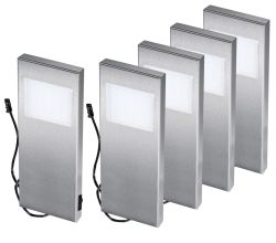 THEBO LED 95 Tadeo 4 mit Edelstahlgehäuse / Unterbauleuchten / Oberschrankleuchten