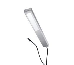 LED 46 Piccolo Einzelleuchte aus Edelstahl in warmweiß / Unterbauleuchte / Schrankleuchte / Leuchtensystem / Leuchte