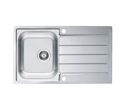 Flachrand Spüle ALVEUS LINE MAXIM 20 / flächenbündig / Edelstahlspüle