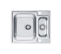 Flachrand Spüle ALVEUS LINE MAXIM 50 / flächenbündig / Edelstahlspüle