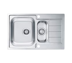 Flachrand Spüle ALVEUS LINE MAXIM 70 / flächenbündig / Edelstahlspüle