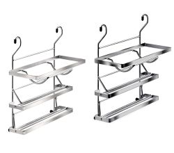 LINERO K 16 Rollenhalter mit Abrisskante für Relingsystem, 3-fach / Folienhalter