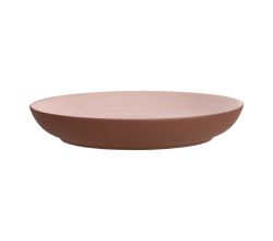 Maxwell & Williams LM0015 Teller 19 x 3 cm SIENNA tief, Pink, Keramik