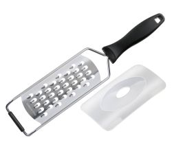 FMprofessional 22243 Reibe CHEF - kurz Raspeln - aus Edelstahl und Kunststoffgriff / Funktionsreibe