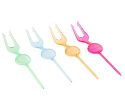 Fackelmann 50409 Partypicker Gabelpicks, 10 cm, 40 Stk. im Beutel