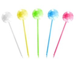 Fackelmann 50429 Partypicker Diamant, 10 cm, 100 Stk. in Faltschachtel
