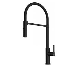 FRANKE Armatur MARIS Slim Semi-Pro in BLACK MATT / Einhebelmischer