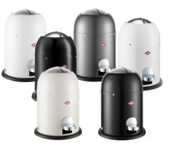 WESCO Mülleimer MINI MASTER mit 6 Liter Abfallvolumen und Fußtritt / Badeimer / Standabfallbehälter