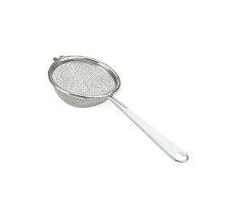 METALTEX Sieb fein, 7 cm, Drahtgriff mit Kunststoffeinlage, verzinnt