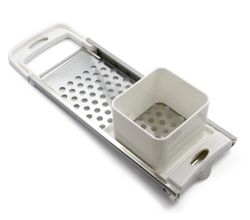 METALTEX 251656010 Spätzlehobel - Knöple - mit Sicherheitschieber / Knöplehobel / Spätzleschieber