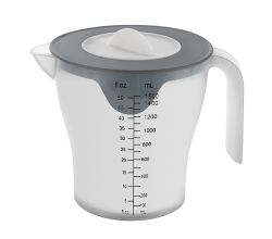METALTEX Rührbecher 1,5 l mit Deckel und Anti-Rutsch-Boden