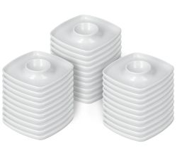 10er SET Metaltex 252921000 Eierbecher quadratisch aus Kunststoff zu je 3 Stk. / Frühstückszubehör