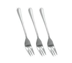 Metaltex 15,0 cm Kuchengabeln 259906010 im 3er Set, Inox