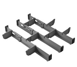 Metaltex Multi-Fit PLUS Schubladen-Organizer / Schubladenteiler