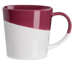 Maxwell & Williams DI0205 NEWPORT Becher ROT aus Porzellan / Trinkbecher