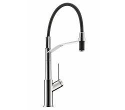 NABER Armatur Linea MIO 5 chrom, Hochdruck mit 1-Strahl-Handbrause / Küchenarmatur / Einhebelmischer