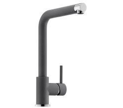 NABER Armatur GRAMIX 1 in METALLICO mit Festauslauf / Küchenarmatur / Einhebelmischer