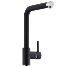 NABER Armatur GRAMIX 1 in NERO mit Festauslauf / Küchenarmatur / Einhebelmischer