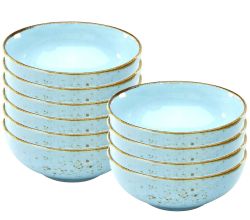 10er SET CreaTable 20056 Nature Collection Mehrzweckschale 16,5 cm LIGHTBLUE