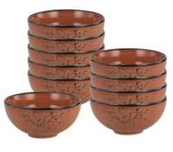 10er SET CreaTable 22516 Nature Collection Dipschale 11,5 cm TERRA