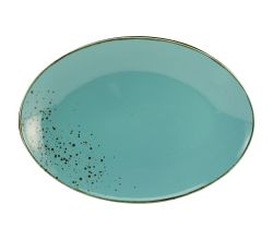 CreaTable 20370 Nature Collection Platte oval 35 cm WATER