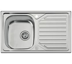 Spüle NAVA 3 mit Drehexcenterbedienung / Edelstahlspüle / CONTURA / Ausschnitt 780 x 480 mm