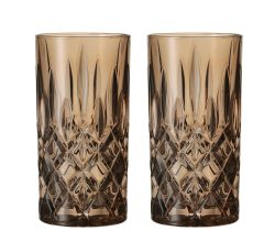 NACHTMANN 105444 NOBLESSE Longdrinkglas TOBACCO 2er Set