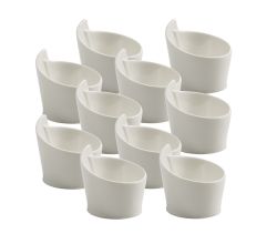 10er SET Dipschale 5,5 x 5 cm / Maxwell & Williams / White Basics / Round / Schale