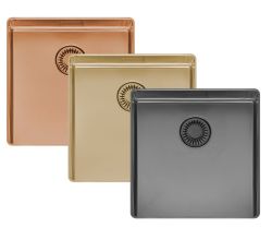 REGINOX Spüle NEW YORK SLIM 40X40 Comfort in neuen PVD Farben 2025 ab Schrankbreite 50 cm / Flächenbündig