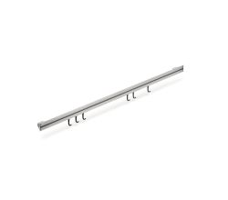 COSMA Aurora Relingsystem inkl. Haken aus Aluminium, H 40 mm x T 41 mm