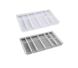 Besteckeinsatz CUISIO 80  (B 695-720 x T 463-480 mm) / Besteckkasten für 80er Schubl.